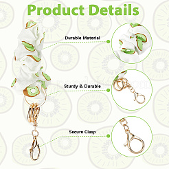 Kits de fabrication de porte-clés et bracelets en tissu à faire soi-même&nbsp;DIY-CN0003-22B