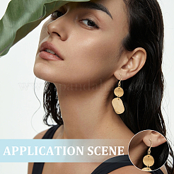 Ионное покрытие (ip) крючки для сережек из нержавеющей стали 304&nbsp;STAS-UN0058-41G