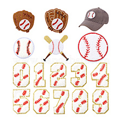 Нашивки из полиэстера на спортивную тематику приклеиваются и пришиваются&nbsp;DIY-PH0032-09