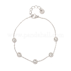 Браслеты из нержавеющей стали 304&nbsp;LS-BJEW-A047-01P-01