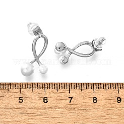 Ohrstecker aus 304 Edelstahl&nbsp;EJEW-C133-01P