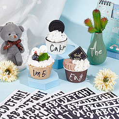 12 лист 2-х цветных водонепроницаемых декоративных наклеек из ПВХ&nbsp;DIY-GA0004-26