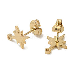 Ионное покрытие (ip) 304 нержавеющая сталь гвоздики фурнитура для сережек&nbsp;X-STAS-I206-57G