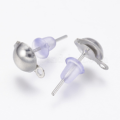 Accessoires de clous d'oreilles en fer&nbsp;LS-IFIN-F136-6mm-08P