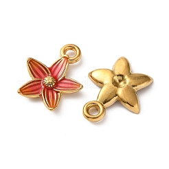 304 Edelstahl-Emaille-Anhänger&nbsp;SA-L002-17G-03