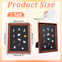 Прямоугольная подставка для фоторамки из пенополиэтилена&nbsp;DIY-WH0430-990