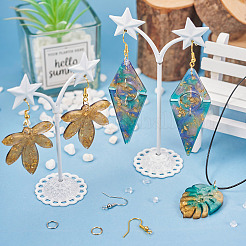 2 шт. 2 геометрических Молды для подвески из силикона&nbsp;DIY-TA0005-01