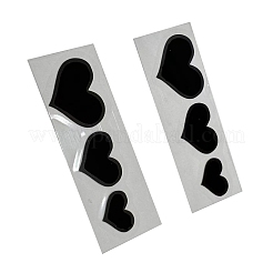 6 Stück 3 Stile Herz Haustier wasserdichte Autoaufkleber&nbsp;DIY-WH0349-229D