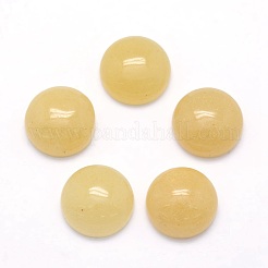 Natürliche Topas Jade Cabochons&nbsp;G-P393-R35-12mm