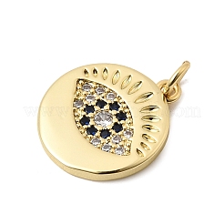 Colgante micropavé cubic zirconia de latón&nbsp;KK-H267-079G-02