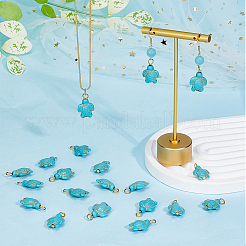 50шт подвески из окрашенной синтетической бирюзы&nbsp;PALLOY-AB00113