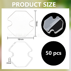 50 Stück Acrylplatten&nbsp;DIY-BC0013-76A