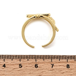 Offene Manschettenringe aus Messing&nbsp;RJEW-C164-02B-G