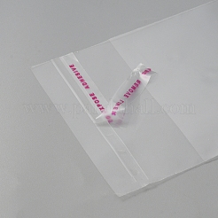 Zellophanbeutel aus Kunststofffolie&nbsp;OPC-WH0001-02