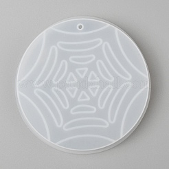 Stampi in silicone per ciondolo ragnatela fai da te di halloween&nbsp;X-DIY-P006-36