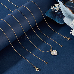 6 шт. цепочка-змеевик из латуни с покрытием для женщин&nbsp;NJEW-BBC0001-20C