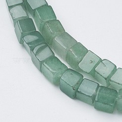 Fili di perle avventurina verde naturale&nbsp;G-G968-H01