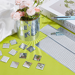 Adesivi murali in vetro mosaico&nbsp;GLAA-WH0038-59B