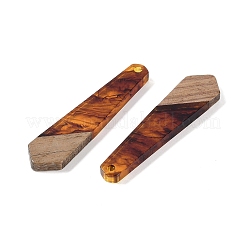 Pendentifs en résine & en bois&nbsp;WOOD-F015-05A