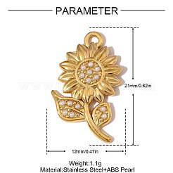 Подвески из нержавеющей стали 304&nbsp;STAS-OY006-70G