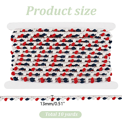 10 ярд полиэстеровых лент для помпонов с кисточками&nbsp;DIY-AR0004-06