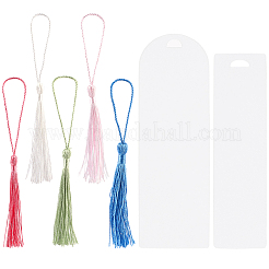 20 kit di segnalibri in acrilico trasparente vuoto&nbsp;DIY-CP0012-45