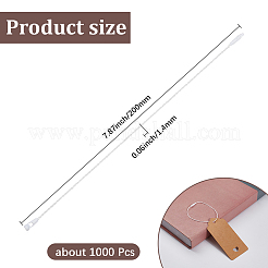 1000 pz etichette per abbigliamento in poliestere con stringhe&nbsp;DIY-CY0004-08A