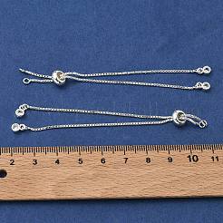 Armbandherstellung aus Messing mit Pavé-Fassung aus klaren Zirkonia in Kastenform&nbsp;KK-G557-17S