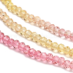 Прозрачные окрашенные стеклянные бусины&nbsp;LS-DGLA-A034-T2mm-A07