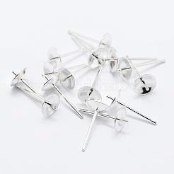 Accessoires de clous d'oreilles en 925 argent sterling&nbsp;X-STER-K167-027D-S