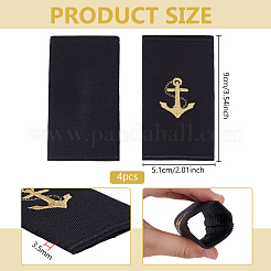 2 Paar Stoff-Navigator-Epauletten&nbsp;DIY-BC0016-05