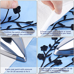 Accessoires d'ornement de broderie en coton&nbsp;LS-AJEW-WH0504-32A