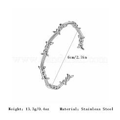 Bracciali aperti in acciaio inossidabile 304&nbsp;EP9765-2