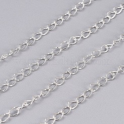 Латунные витой цепочки&nbsp;CHC-Q001-5x4mm-S