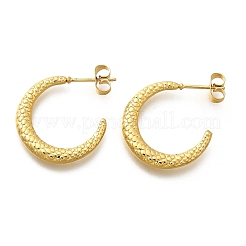 Orecchini a bottone in acciaio inossidabile 304&nbsp;EJEW-L296-057G