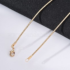 Латунные цепи ожерелья&nbsp;X-KK-N216-40