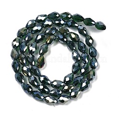 Trasparenti perle di vetro placca fili&nbsp;EGLA-N013-T4mm-B15