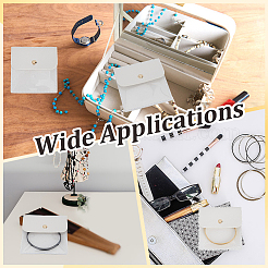 6 шт. сумки для хранения ювелирных изделий из искусственной кожи с железной кнопкой&nbsp;ABAG-CL0001-22A