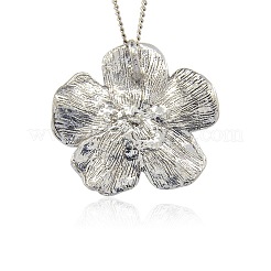 Тибетском стиле сплава цветочные кулоны&nbsp;PALLOY-J377-47AS