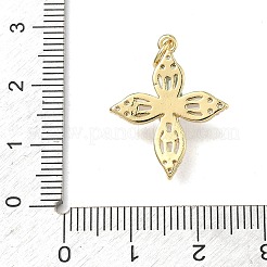Pendentifs en laiton zircon cubique transparent&nbsp;KK-A293-13G