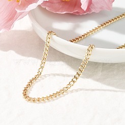 Ожерелья из цепочек панцирного плетения из нержавеющей стали 304 толщиной 3.5 мм&nbsp;NJEW-T016-10G