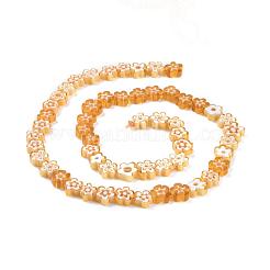 Millefiori a mano fili di perline di vetro&nbsp;LAMP-J035-8mm-03