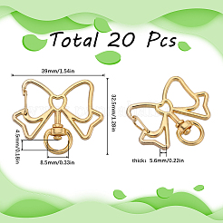20 шт. поворотные карабины из сплава&nbsp;FIND-SC0007-21