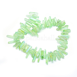 Elettrodeposte quarzo naturale perline di cristallo fili&nbsp;G-P368-05D