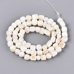 Natürlichen Süßwasser-Muschelperlen Stränge&nbsp;BSHE-T014-51B