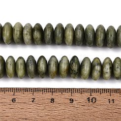 Hilos de cuentas de jade chino natural y jade del sur&nbsp;G-Q606-64A-01