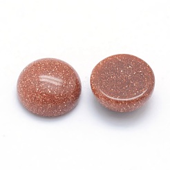 Synthetischen Aventurin cabochons&nbsp;G-P393-R24-8mm