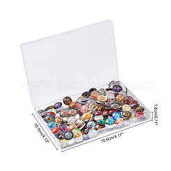 Cabochons di vetro&nbsp;GGLA-PH0006-06B