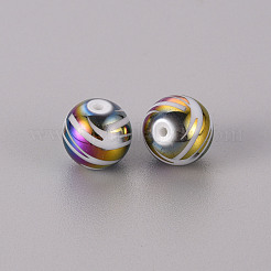 Гальванические стеклянные бусины&nbsp;EGLA-Q123-003F