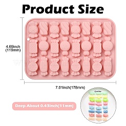 2 Stück Silikon-Fondantformen in Bonbonform&nbsp;ST-CJ0043-022